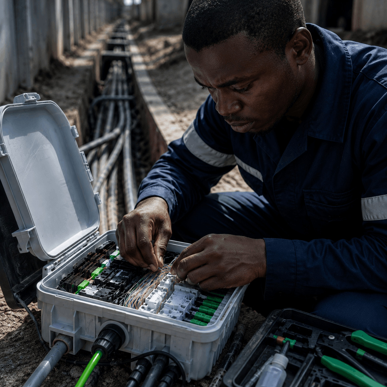 Field work for Fibre OSP Implementation & Maintenance