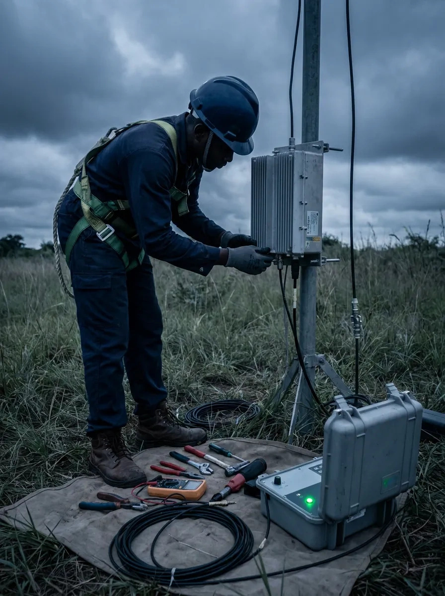 Field work for Telecom Equipment Deployment